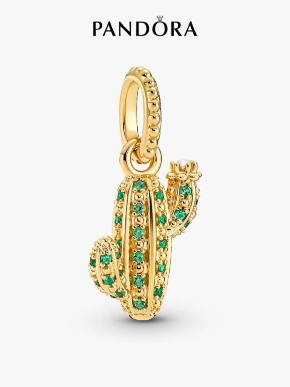 Pandora Sparkling Desert Cactus Pendant